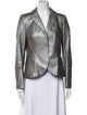 Akris Leather Blazer