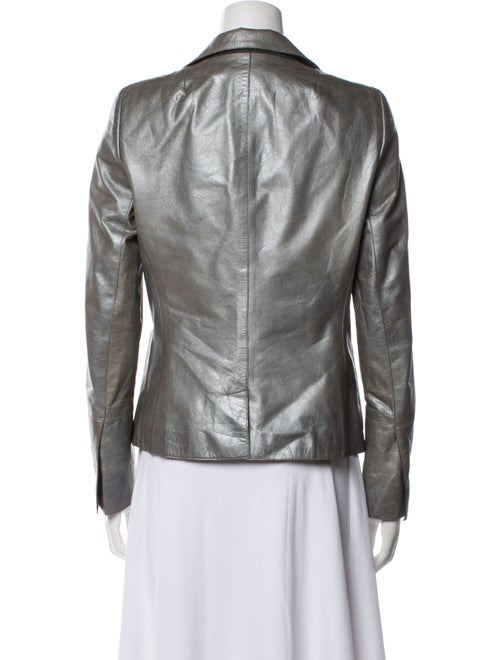 Akris Leather Blazer
