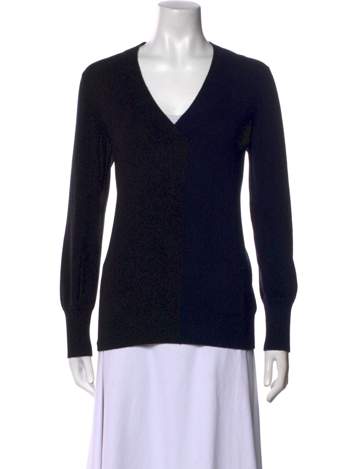 Akris Virgin Wool V-Neck Sweater