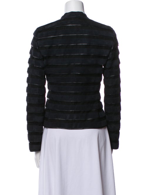 Akris Suede Striped Evening Jacket