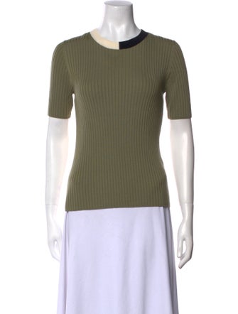 Akris Virgin Wool Crew Neck Sweater