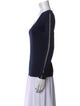 Akris V-Neck Long Sleeve Top