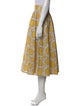 Akris Floral Print Midi Length Skirt