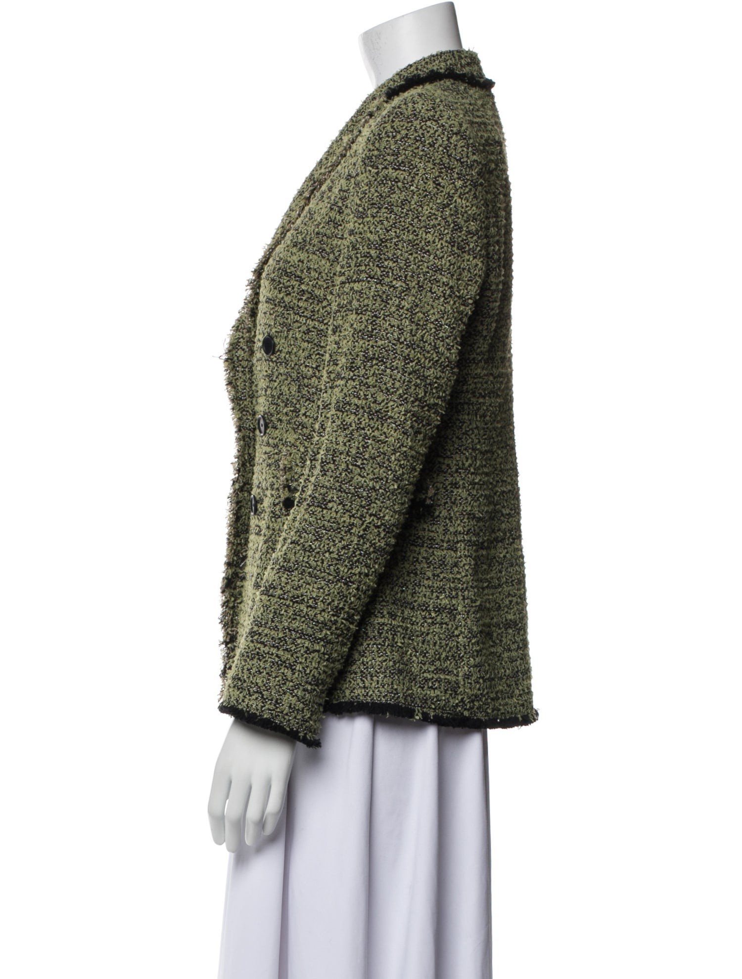 Akris Tweed Pattern Blazer