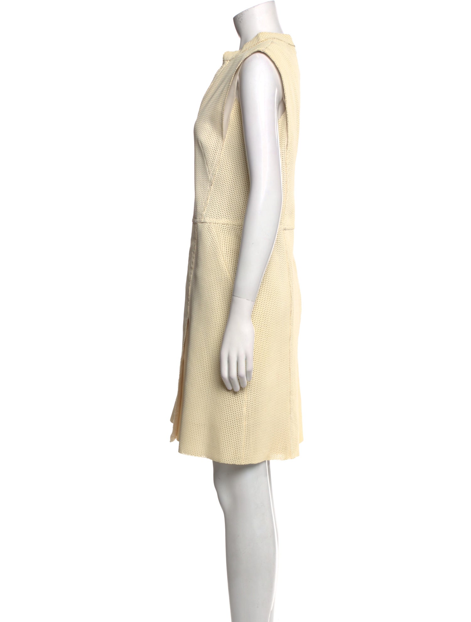 Akris Perforated Mini Dress