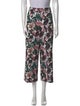 Akris Floral Print Wide Leg Pants