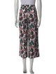 Akris Floral Print Wide Leg Pants