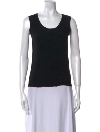 Akris Scoop Neck Sleeveless Top