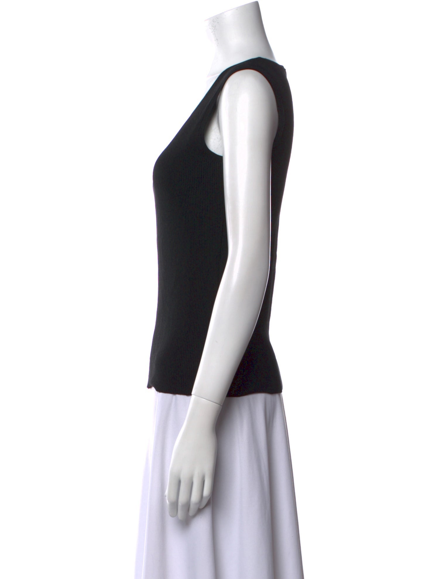Akris Scoop Neck Sleeveless Top
