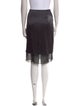 Akris Mesh Accents Knee-Length Skirt