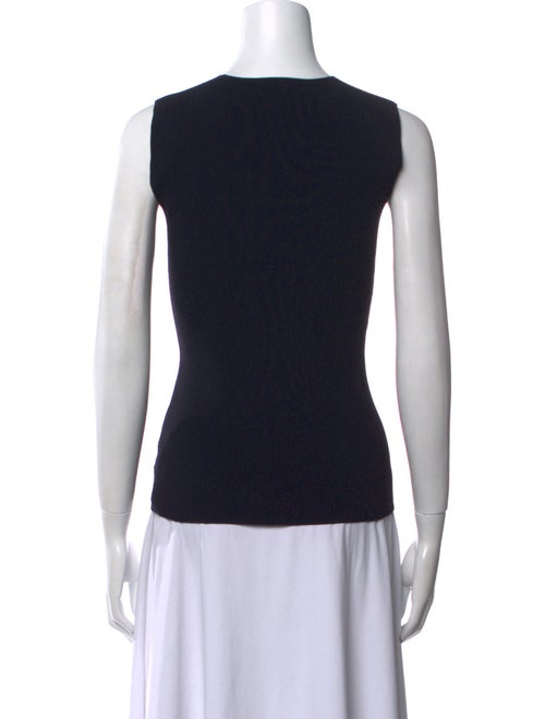 Akris V-Neck Sleeveless Top