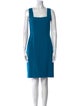 Akris Wool Knee-Length Dress