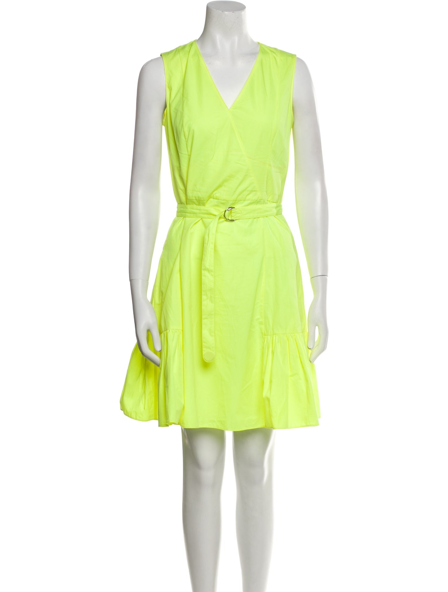 Akris V-Neck Mini Dress