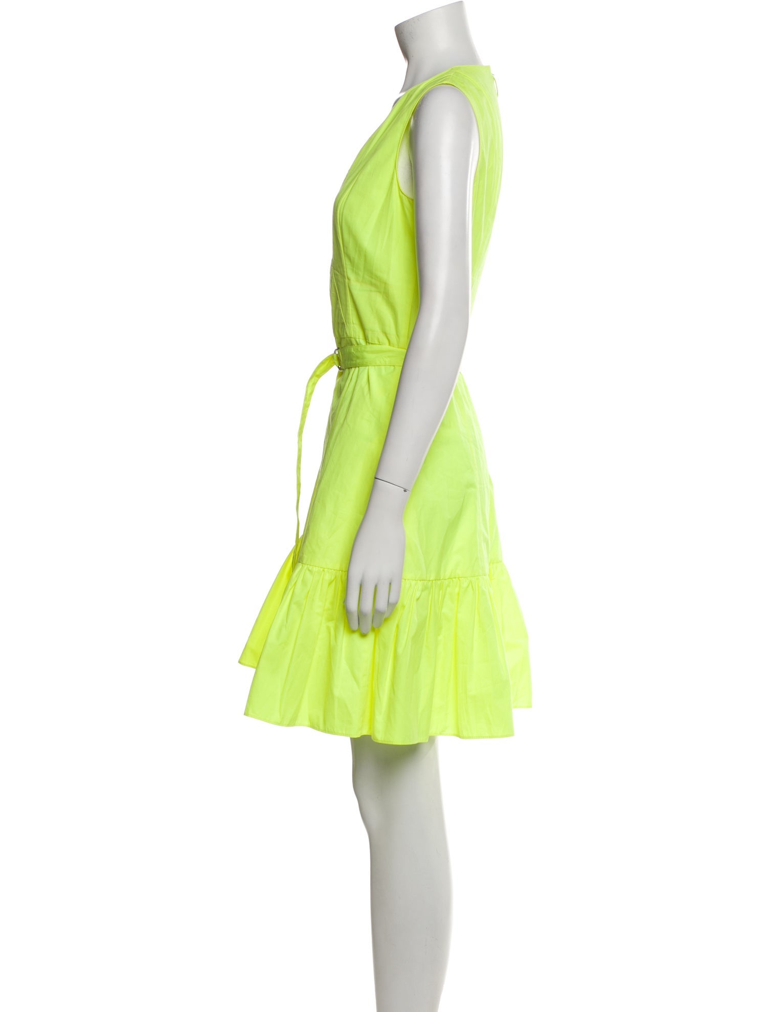 Akris V-Neck Mini Dress