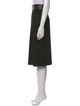 Akris Lambskin Knee-Length Skirt