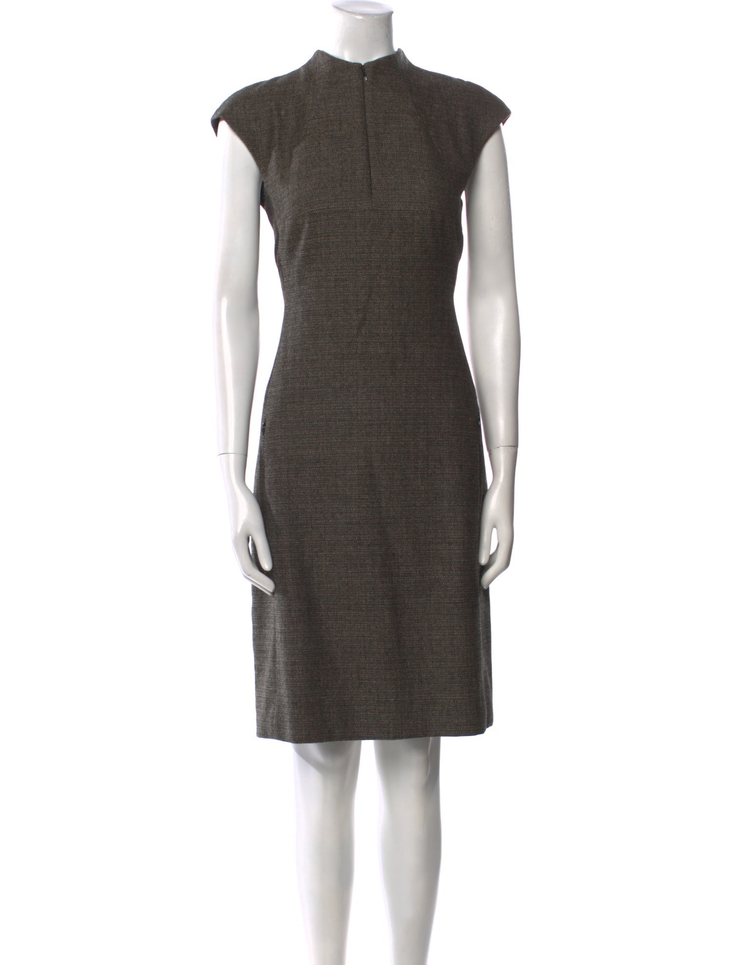Akris Wool Knee-Length Dress