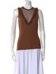 Akris Crew Neck Sleeveless Top
