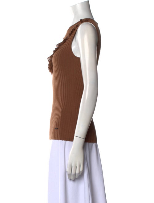 Akris Crew Neck Sleeveless Top