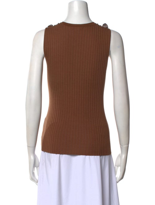 Akris Crew Neck Sleeveless Top