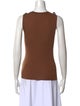 Akris Crew Neck Sleeveless Top