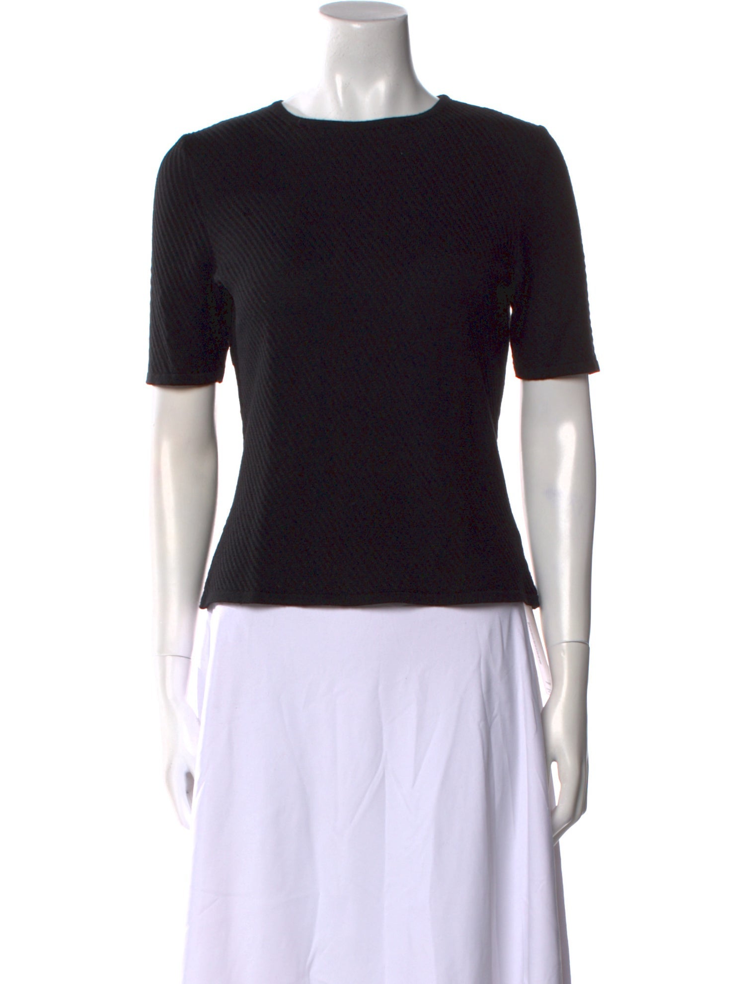Akris Wool Bateau Neckline T-Shirt