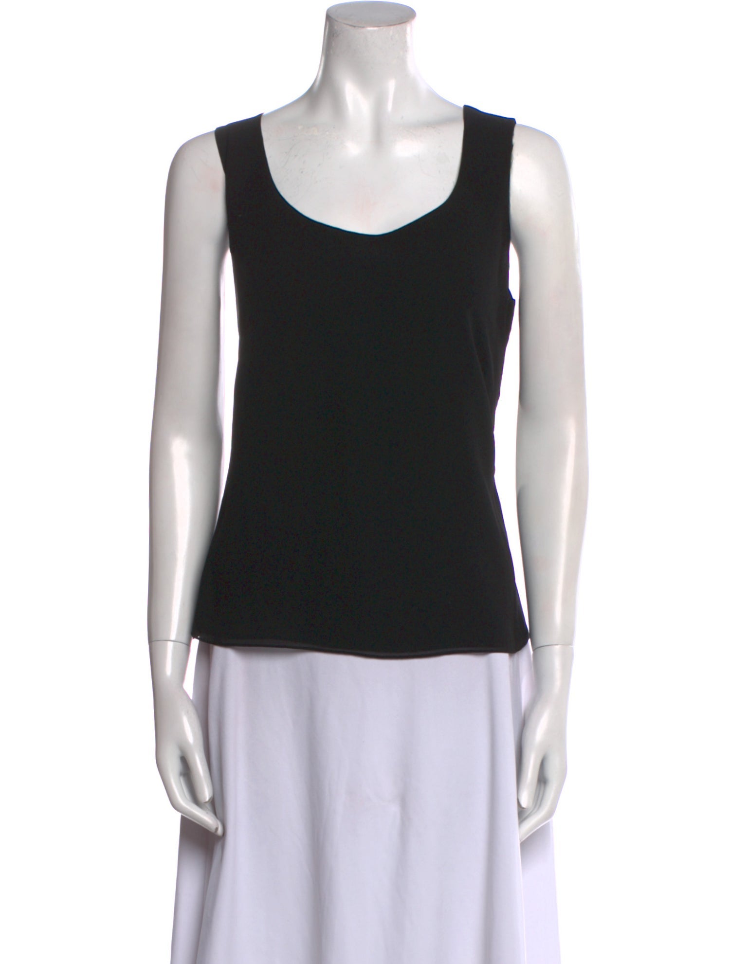 Akris Silk Scoop Neck Top