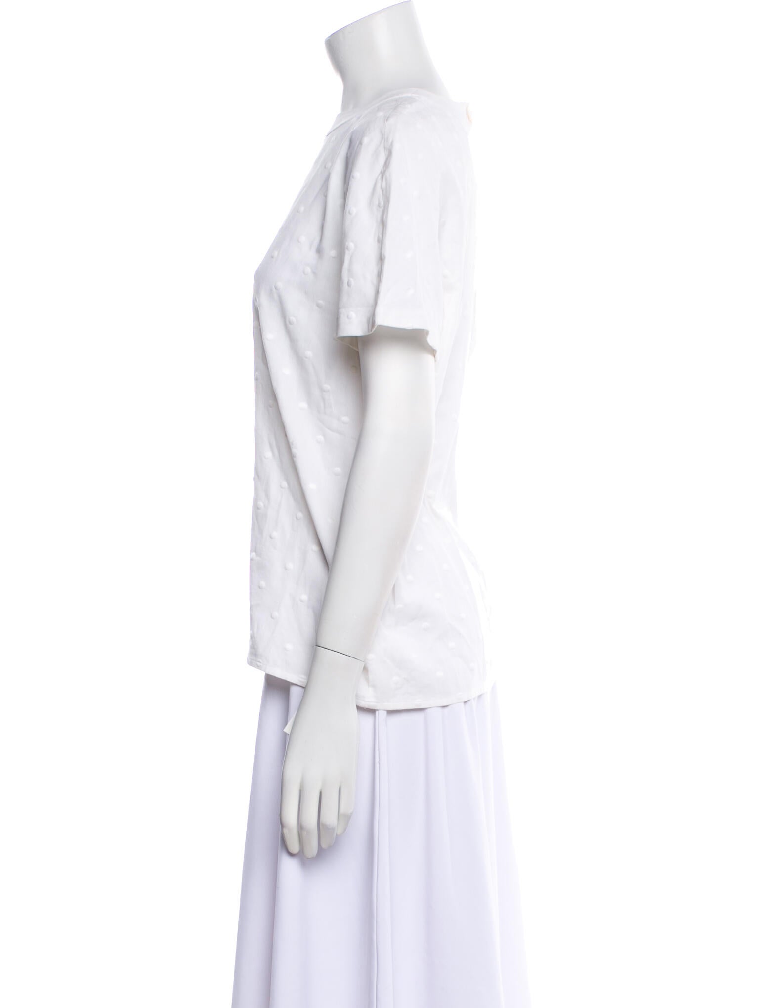 Akris Scoop Neck Short Sleeve T-Shirt