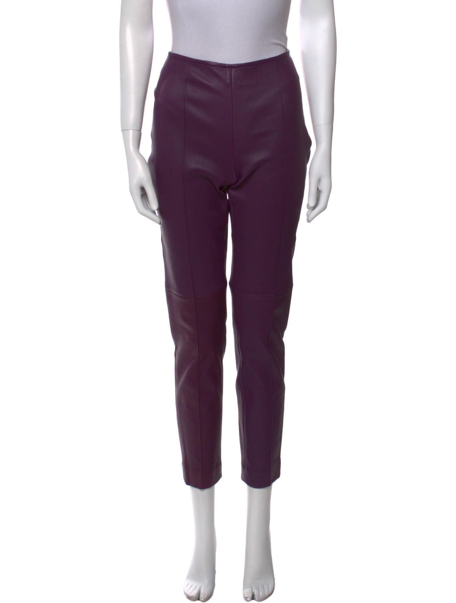 Akris Lambskin Skinny Leg Pants