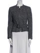 Akris Wool Tweed Pattern Evening Jacket