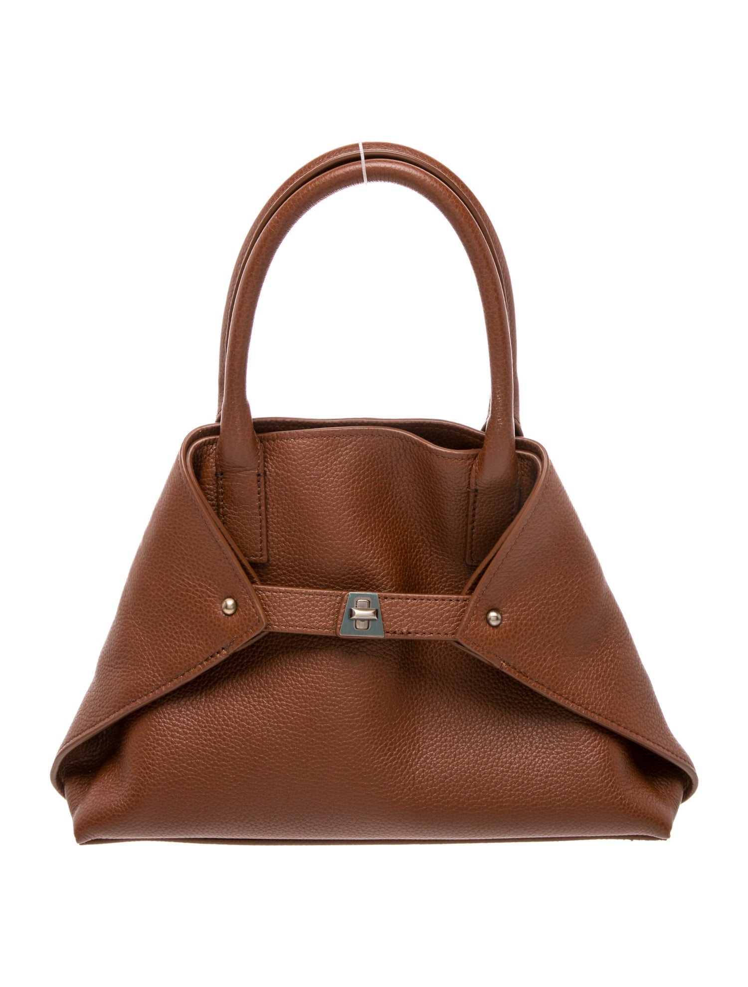 Akris Leather Top Handle Bag