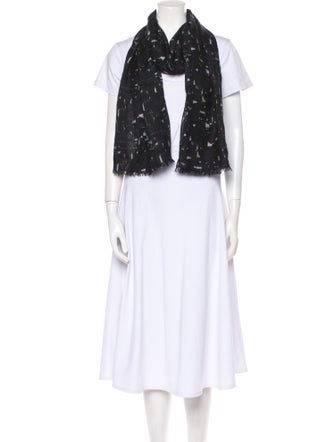 Akris Cashmere Printed Scarf