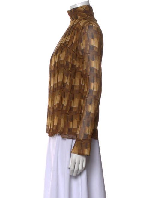 Akris Silk Printed Blouse