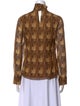 Akris Silk Printed Blouse