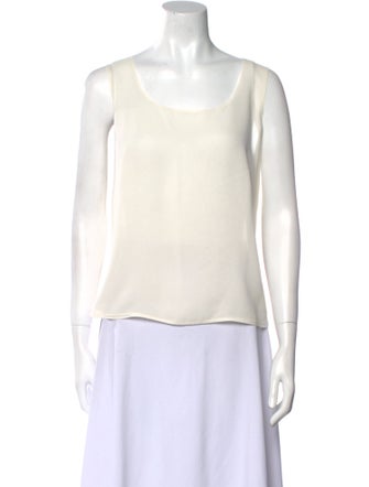 Akris Silk Scoop Neck Top