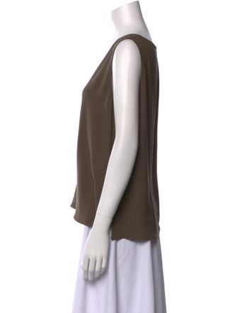 Akris Silk V-Neck Top