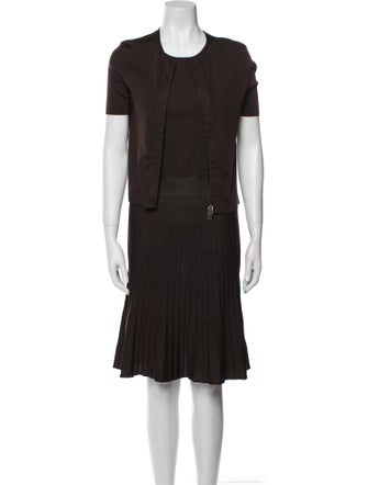 Akris Silk Dress Set