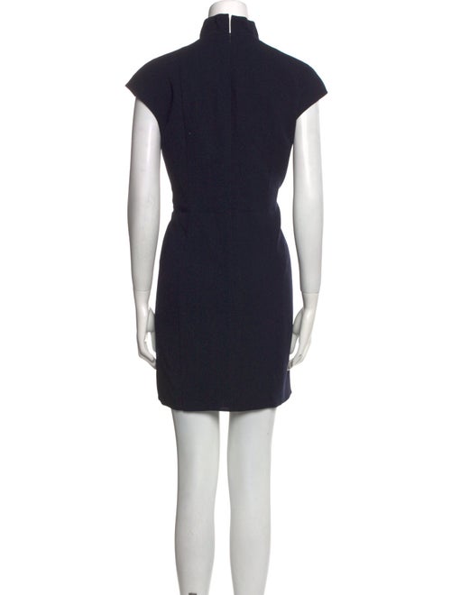 Akris V-Neck Mini Dress