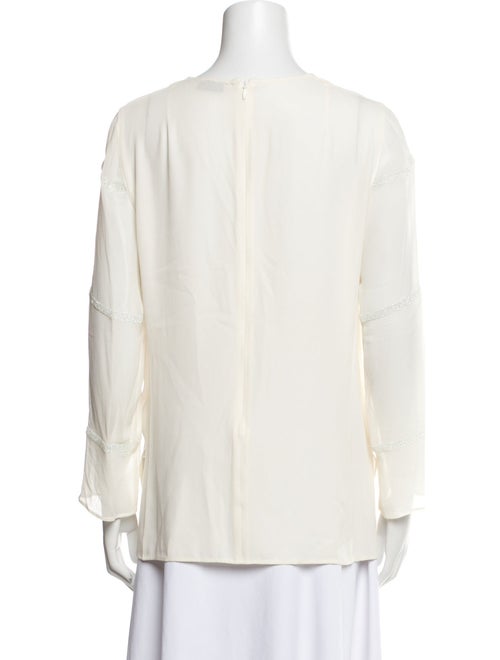 Akris Silk V-Neck Blouse
