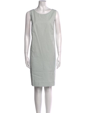 Akris Bateau Neckline Mini Dress