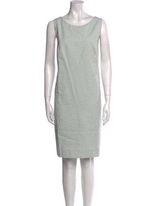 Akris Bateau Neckline Mini Dress