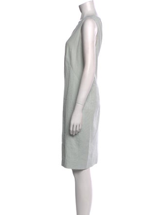 Akris Bateau Neckline Mini Dress