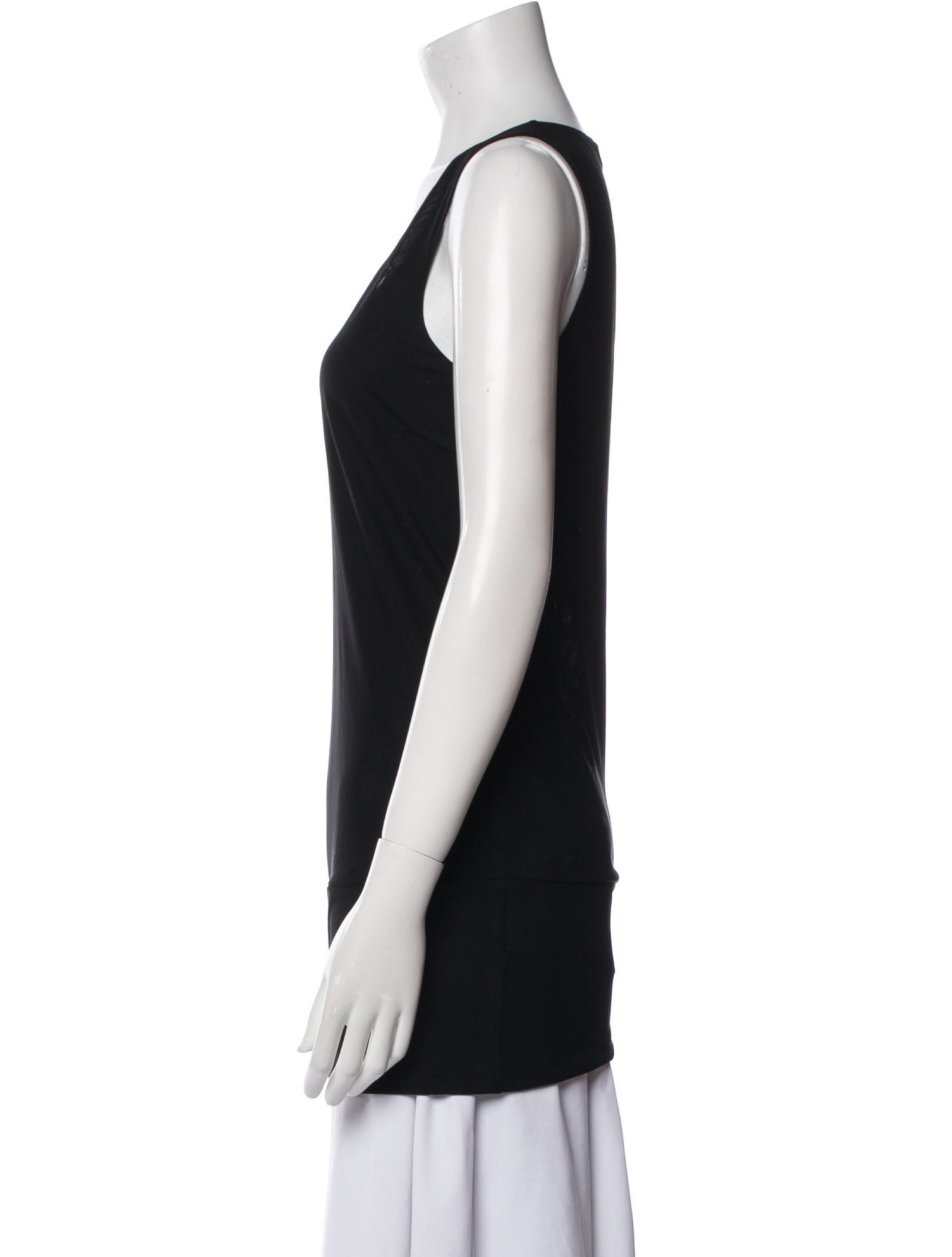 Akris Scoop Neck Sleeveless Top