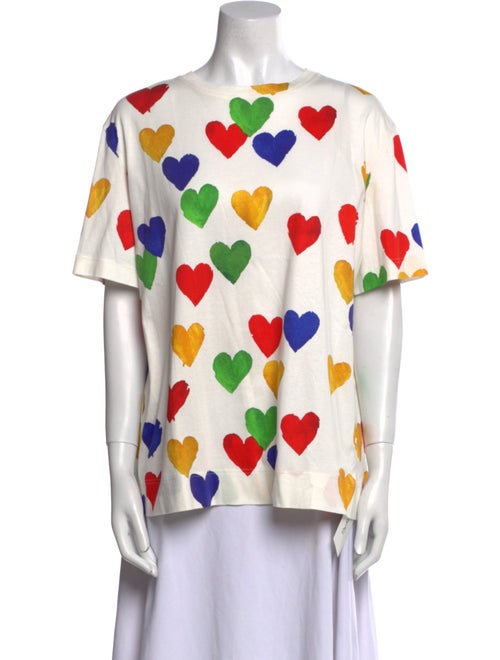 Akris Printed Scoop Neck T-Shirt