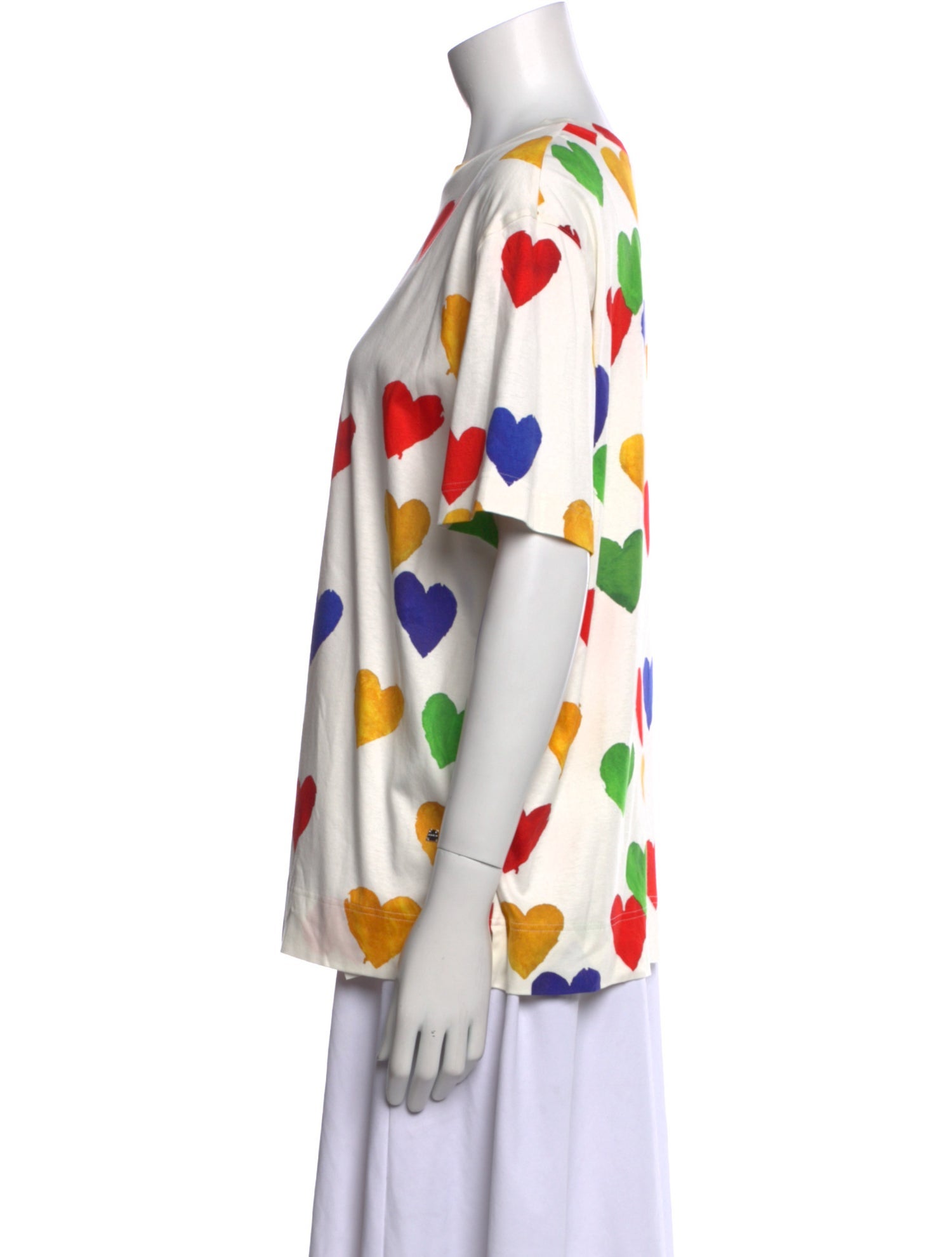 Akris Printed Scoop Neck T-Shirt