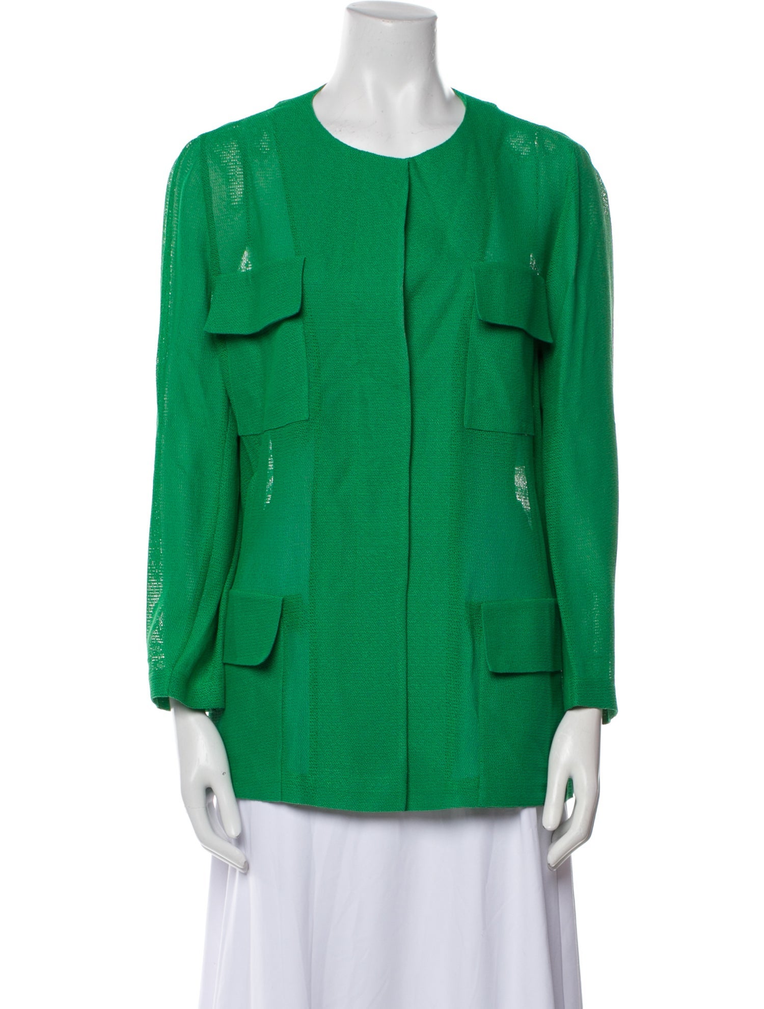 Akris Leather Evening Jacket