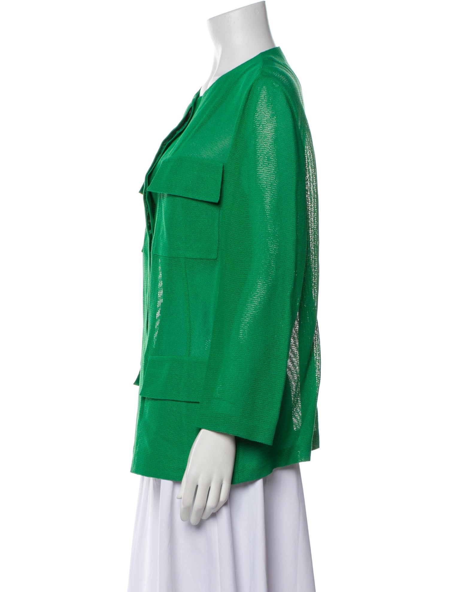 Akris Leather Evening Jacket