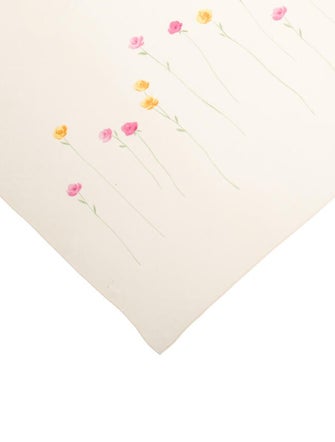 Akris Silk Floral Print Scarf