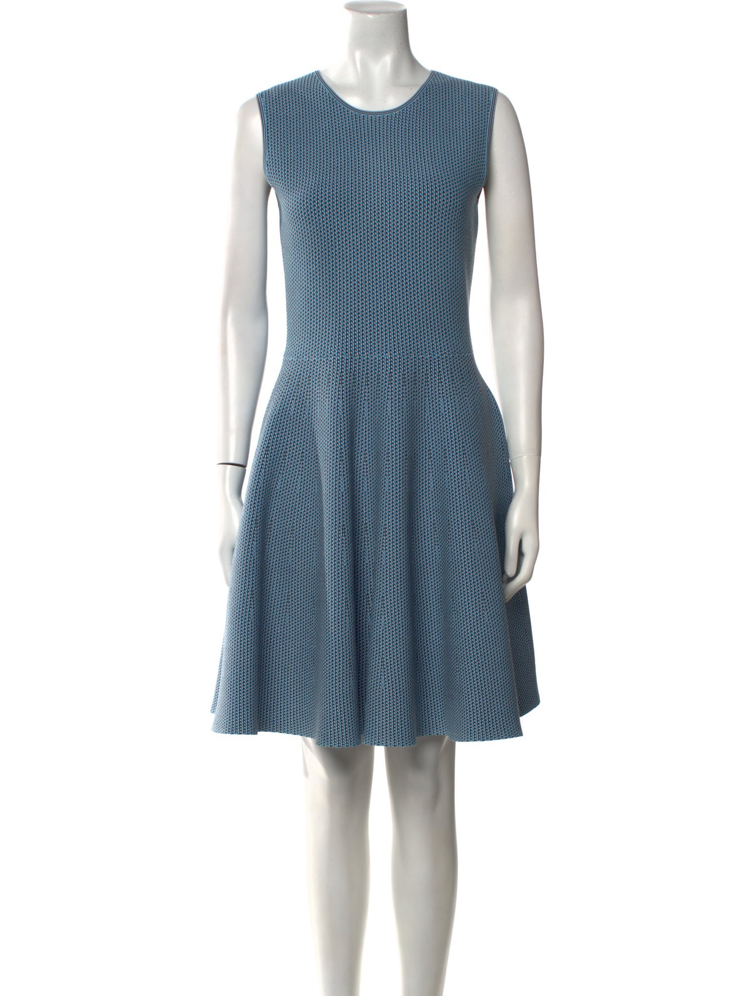 Akris Striped Knee-Length Dress