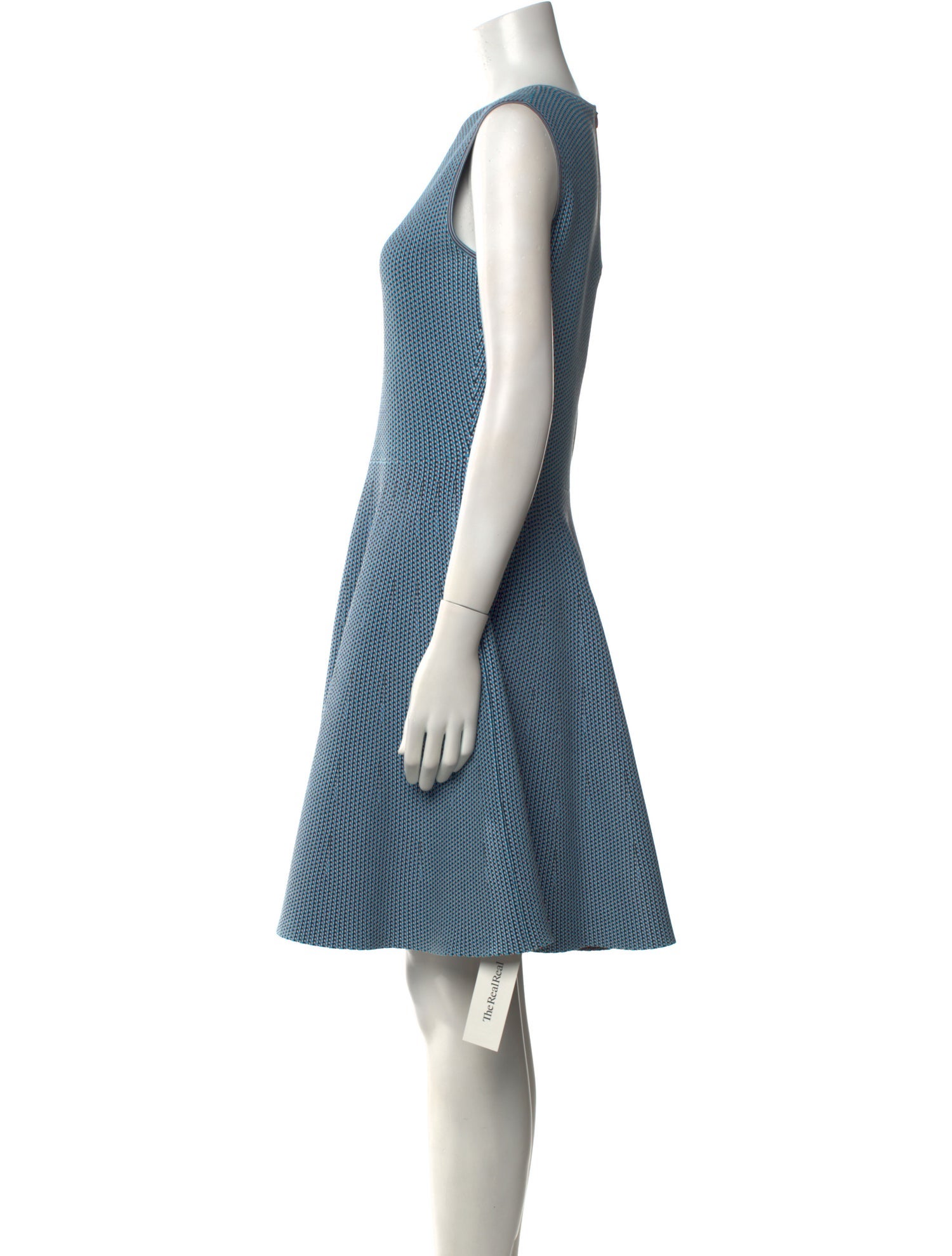 Akris Striped Knee-Length Dress