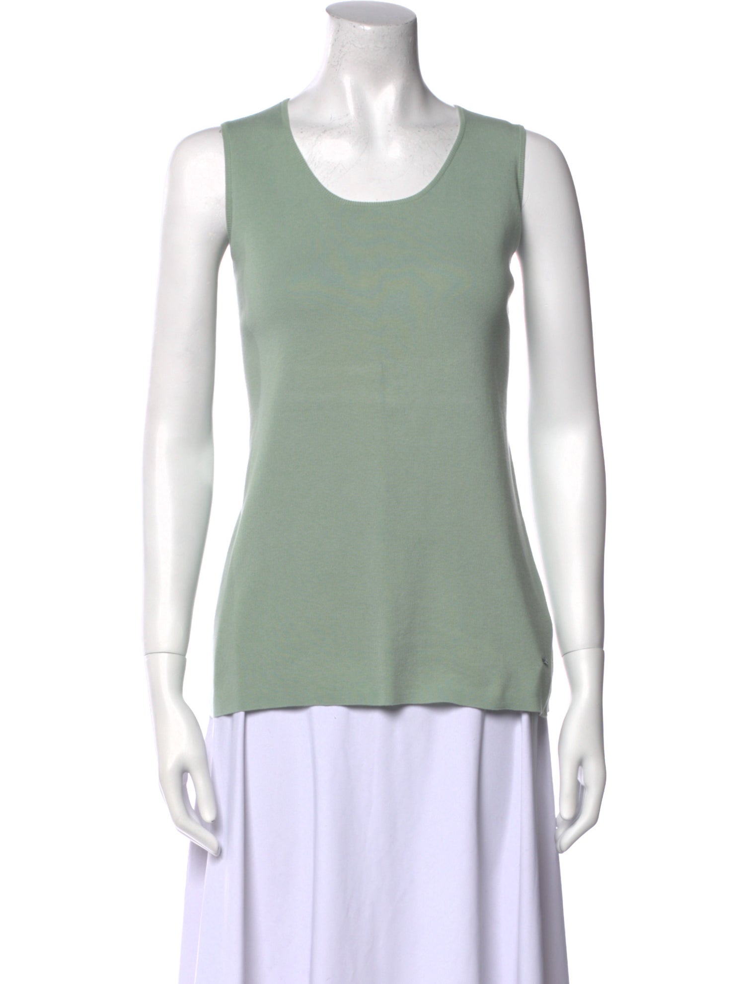 Akris Scoop Neck Sleeveless Top